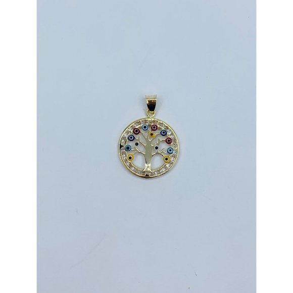 10k gold pendant Family tree